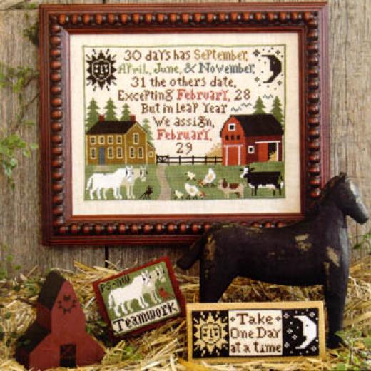 Farmers Almanac - Prairie Schooler (Stickvorlage)