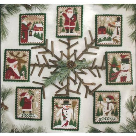 Prairie Schooler - Santas & Snowmen (Stickvorlage)