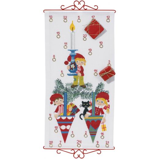 Eva Rosenstand Stickpackung - Adventskalender Zwerge