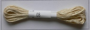 Soie dAlger Seidenstickgarn - Farbe 0008 F-Colours