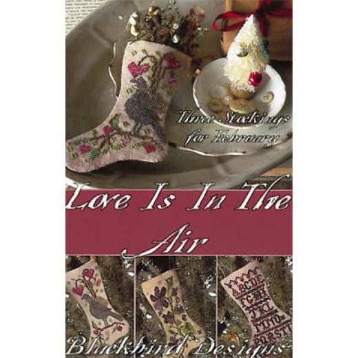 Stickvorlage Blackbird Designs - Love Is In The Air