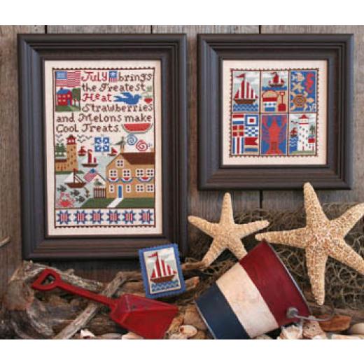 Prairie Schooler - July (Stickvorlage)