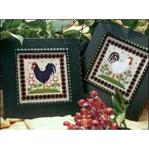Little House Needleworks - Two Roosters