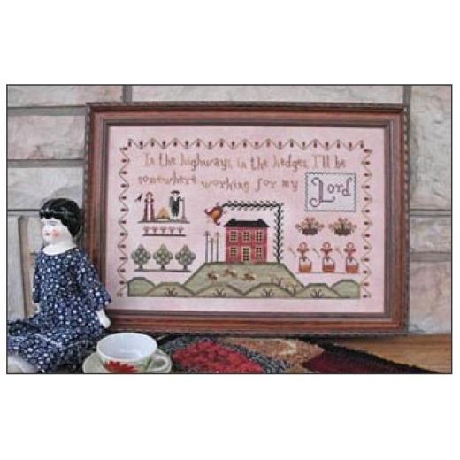 Annie Beez Folk Art - Highways And Hedges