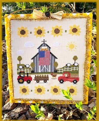 Stickvorlage Pickle Barrel Designs - Old Glory