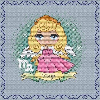 Zodiacal Princess 8 Virga - Les Petites Croix De Lucie (Stickvorlage)