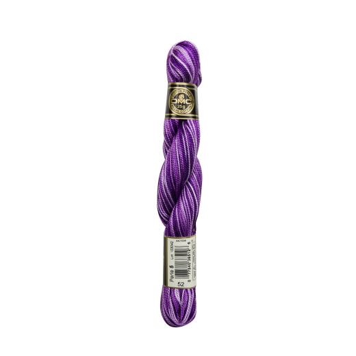 DMC Perlgarn Stärke 8 - 200 m – 52 violett multicolor (Ausverkauf)