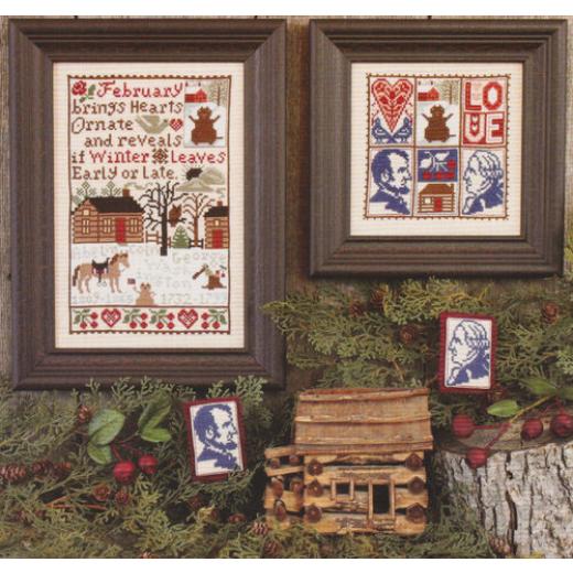 Prairie Schooler - February (Stickvorlage)