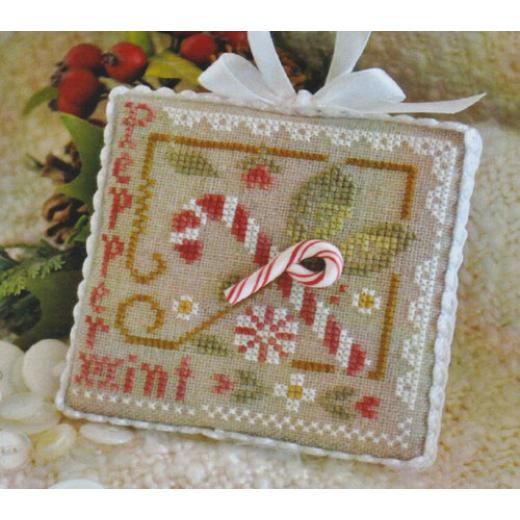 Little House Needleworks - 2010 Ornament Peppermint Twist
