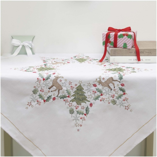 Stickpackung Tischdecke Sternenkranz - Rico Design