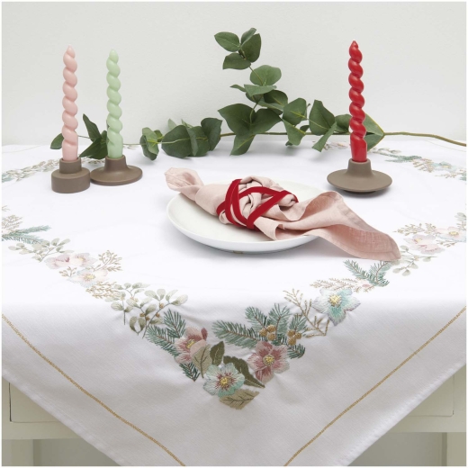 Stickpackung Tischdecke Christrosen - Rico Design