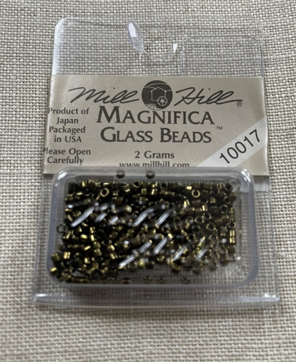 10017 - Olive Brilliant Mill Hill Magnifica Beads Ø 1,65 mm