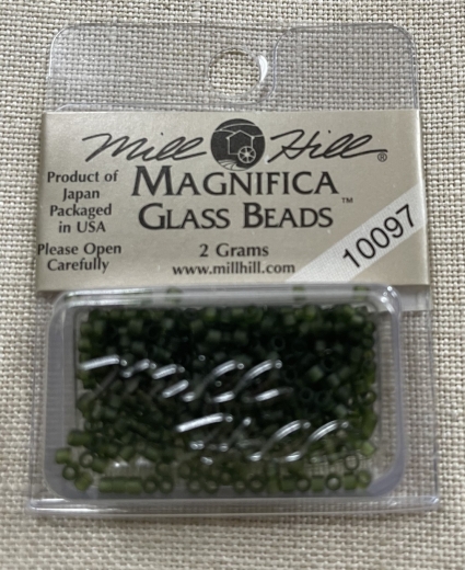 Mill Hill Magnifica Beads - 10097 Matte Olive Ø 1,65 mm