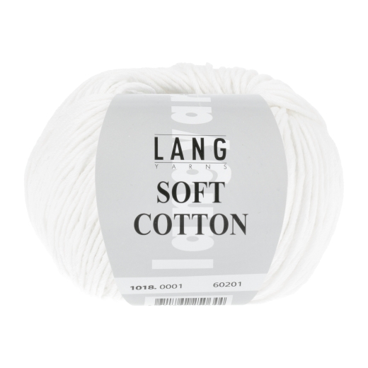 Lang Yarns Soft Cotton - weiß (0001)