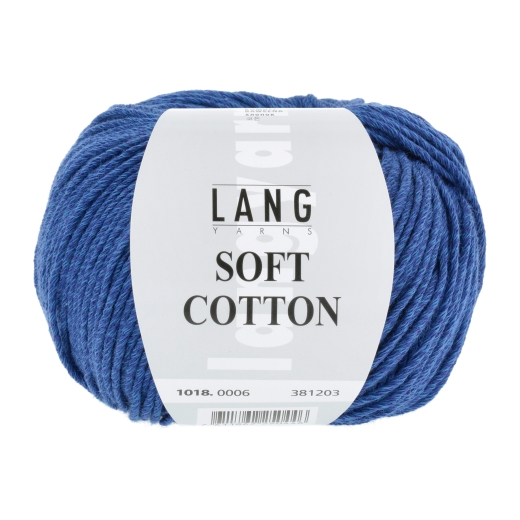 Lang Yarns Soft Cotton - blau (0006)