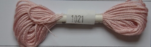 Soie dAlger Seidenstickgarn - Farbe 1021 kühles rot extra