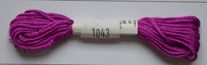 Soie dAlger Seidenstickgarn - Farbe 1043 rot violett / lila extra