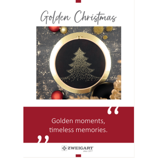 Zweigart - Golden Christmas - download PDF kostenlose Stickanleitung