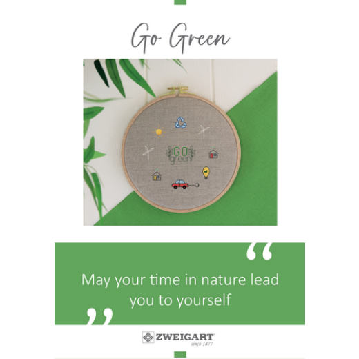 Zweigart - Go Green - download PDF kostenlose Stickanleitung