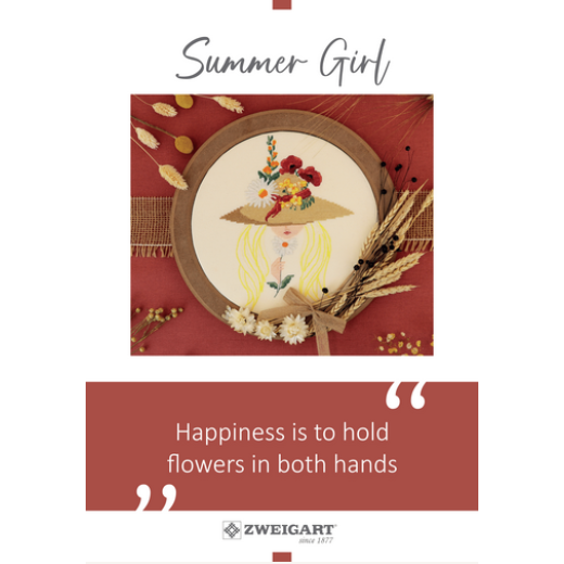 Zweigart - Summer Girl - download PDF kostenlose Stickanleitung