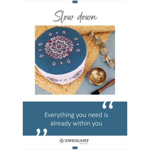 Zweigart - Slow Down - download PDF kostenlose Stickanleitung