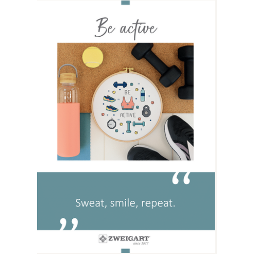 Zweigart - Be active - download PDF kostenlose Stickanleitung