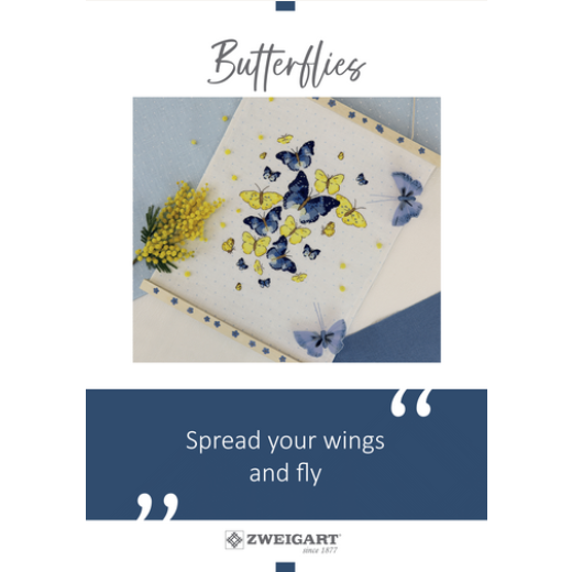Zweigart - Butterflies - download PDF kostenlose Stickanleitung