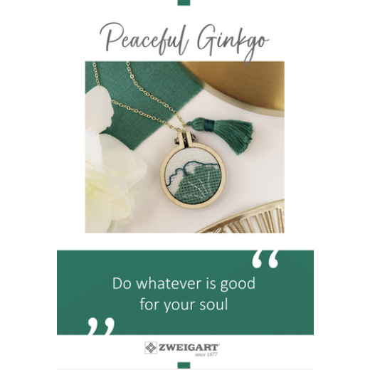 Zweigart - Peaceful Gingko - download PDF kostenlose Stickanleitung