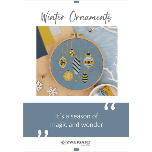 Zweigart - Winter Ornaments - download PDF kostenlose Stickanleitung
