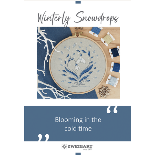 Zweigart - Winterly Snowdrops - download PDF kostenlose Stickanleitung