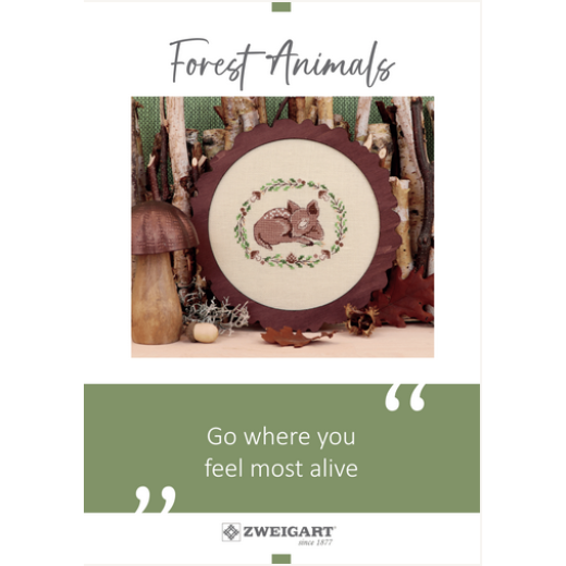 Zweigart - Forest Animals - download PDF kostenlose Stickanleitung