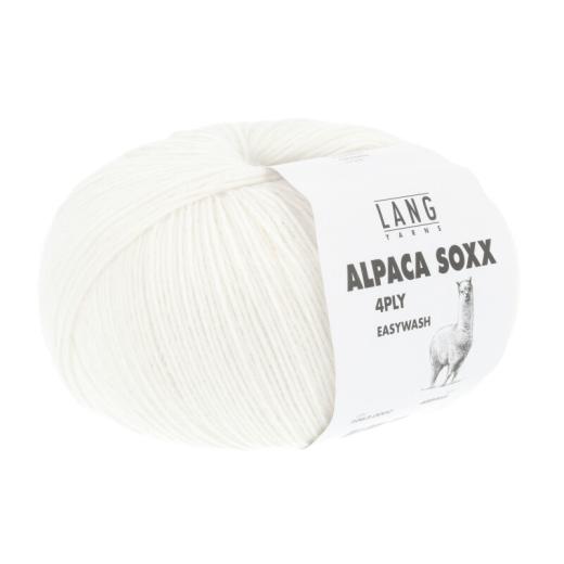 Alpaca Soxx 4-fach Lang Yarns - weiß (0002)