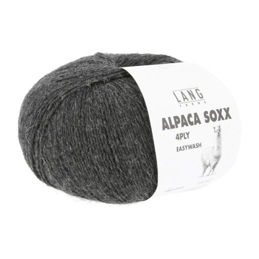 Alpaca Soxx 4-fach Lang Yarns - anthrazit mélange (0005)