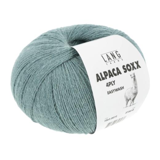 Alpaca Soxx 4-fach Lang Yarns - mint dunkel (0072)