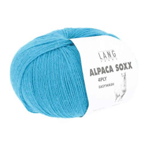 Alpaca Soxx 4-fach Lang Yarns - türkis (0079)