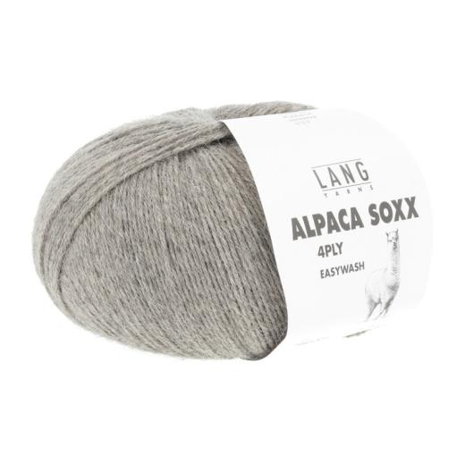 Alpaca Soxx 4-fach Lang Yarns - hellbraun mélange (0096)