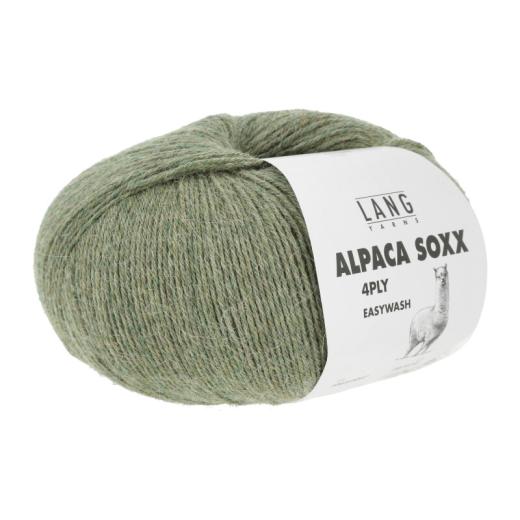 Alpaca Soxx 4-fach Lang Yarns - hellolive mélange (0097)