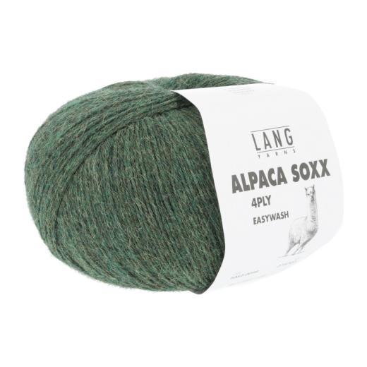 Alpaca Soxx 4-fach Lang Yarns - olive mélange (0098)