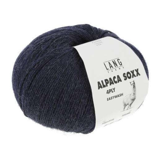 Alpaca Soxx 4-fach Lang Yarns - navy mélange (0125)
