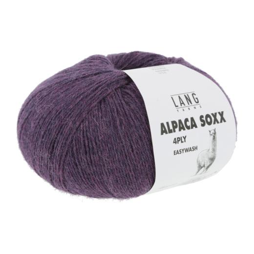 Alpaca Soxx 4-fach Lang Yarns - lila mélange (0147)