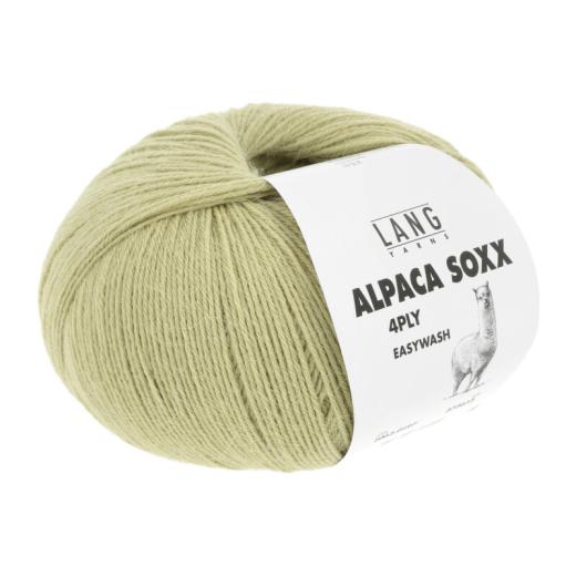 Alpaca Soxx 4-fach Lang Yarns - olive hell (0197)