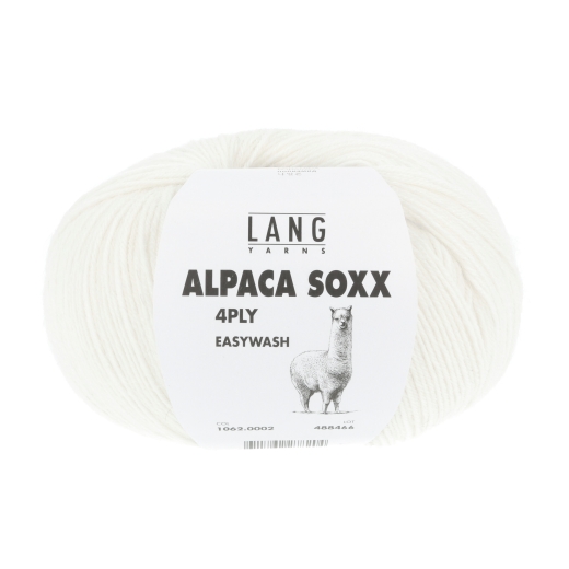 Lang Yarns Alpaca Soxx 4-fach - weiß