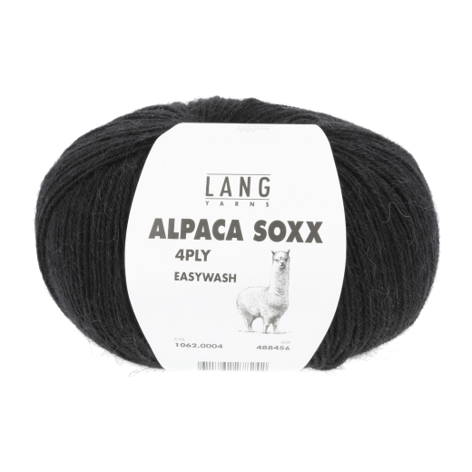 Lang Yarns Alpaca Soxx 4-fach - schwarz