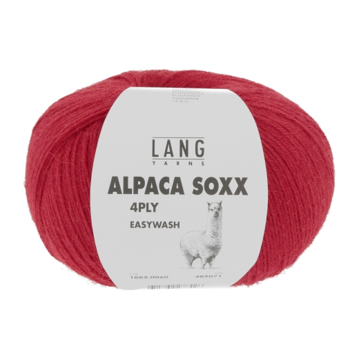 Lang Yarns Alpaca Soxx 4-fach - rot