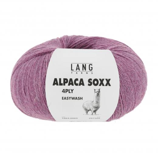 Lang Yarns Alpaca Soxx 4-fach - nelke mélange