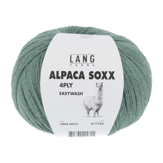 Lang Yarns Alpaca Soxx 4-fach - efeu