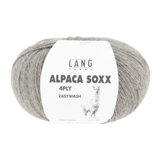 Lang Yarns Alpaca Soxx 4-fach - hellbraun mélange