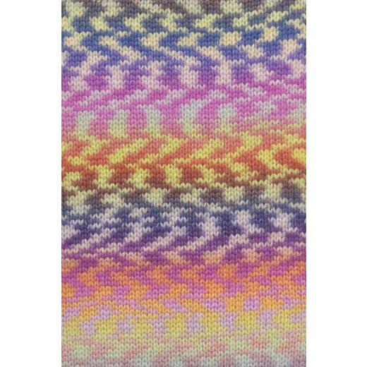 LANG YARNS Funky - melone-marine-gelb-mauve (0023)