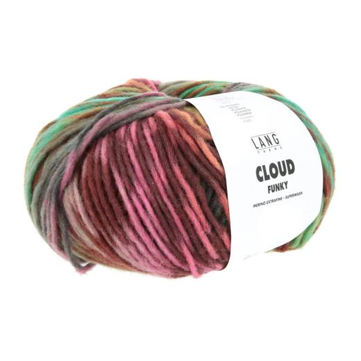 LANG YARNS Funky - türkis-lavendel-rosa-grün (0026)