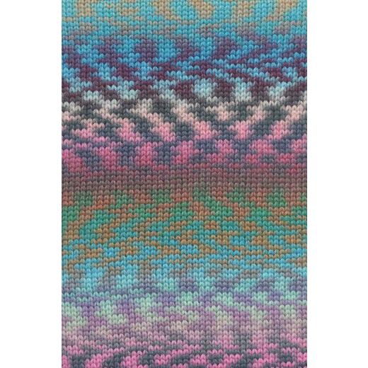 LANG YARNS Funky - türkis-lavendel-rosa-grün (0026)